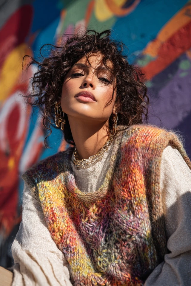 Aesthetic Cozy Sweater Vest Accessory Trends