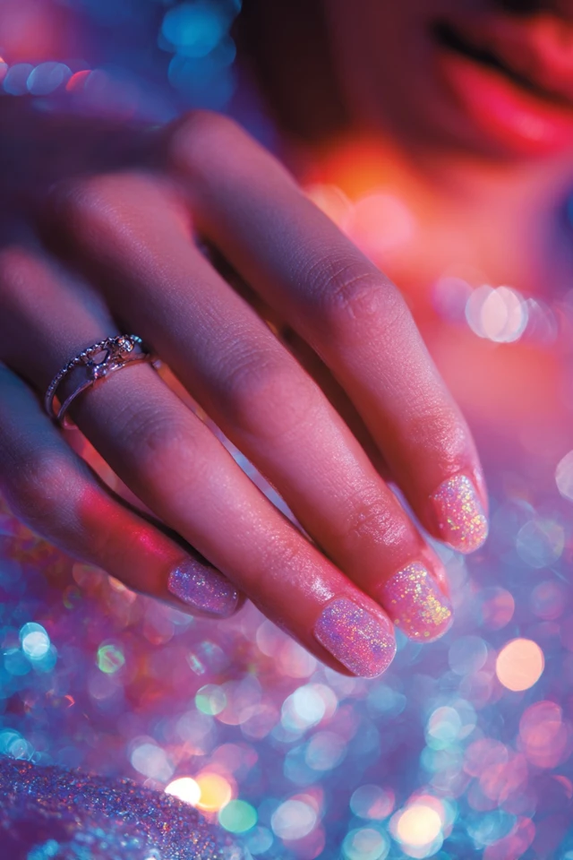 Neon Flare Nails
