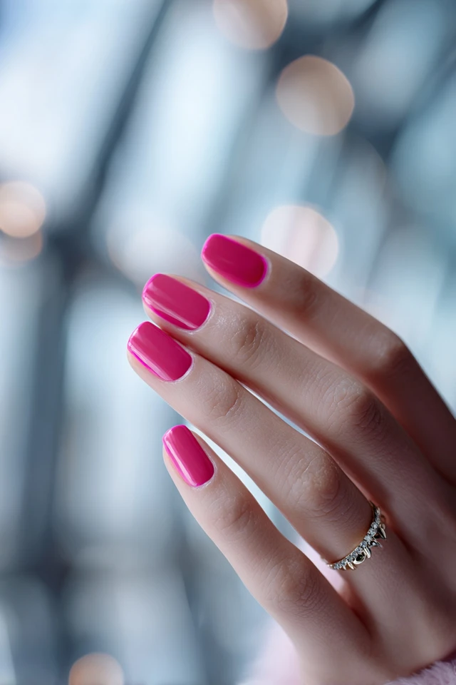 Pink Edge Manicure