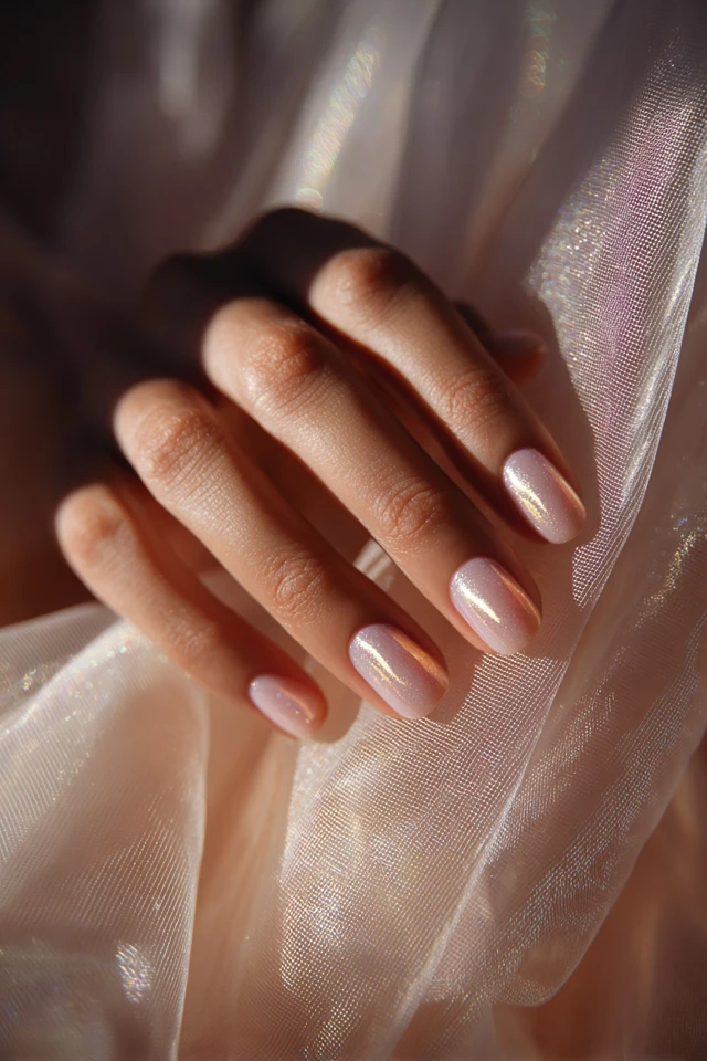 Gold Twist Mani