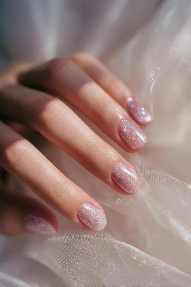 Pastel Spark Nails
