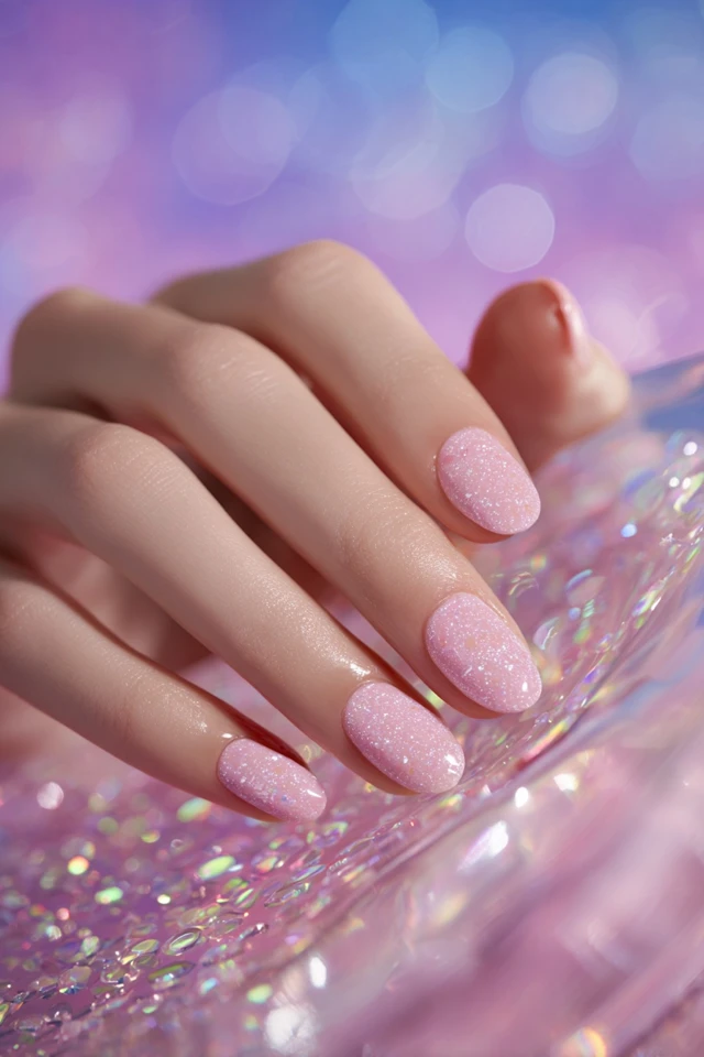 Purple Splash Manicure
