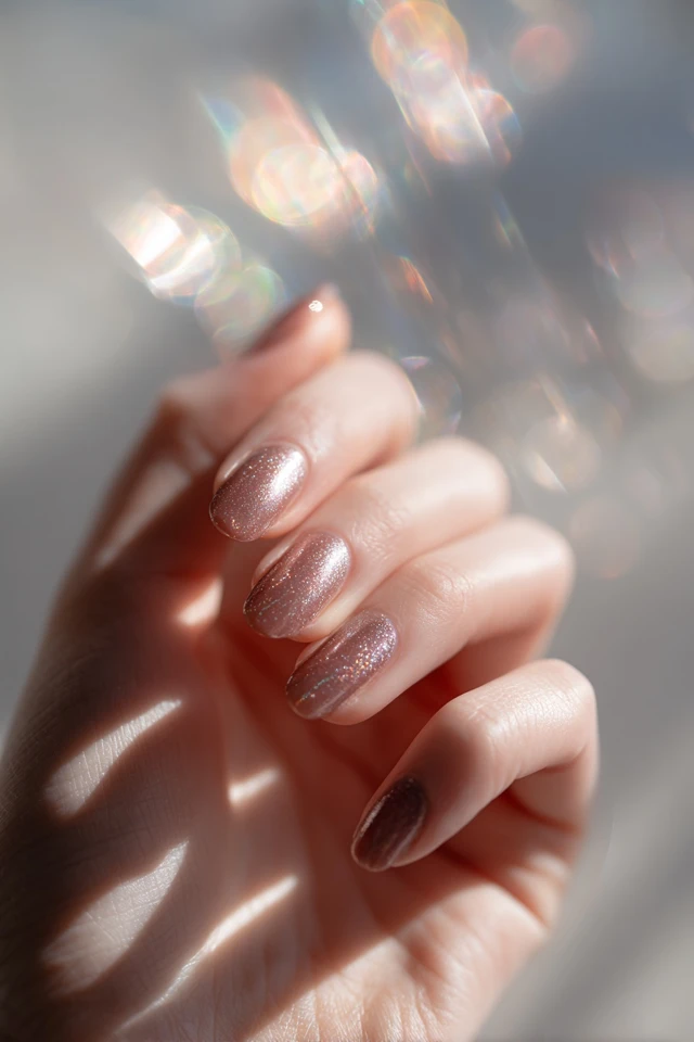 Brown Twist Nails