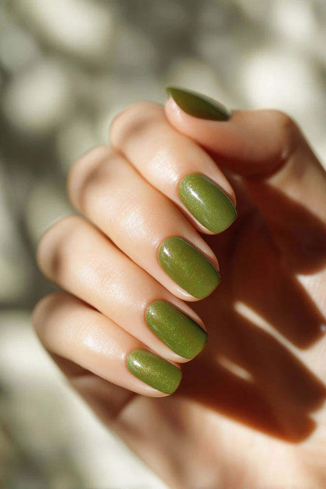 Olive Fusion Mani
