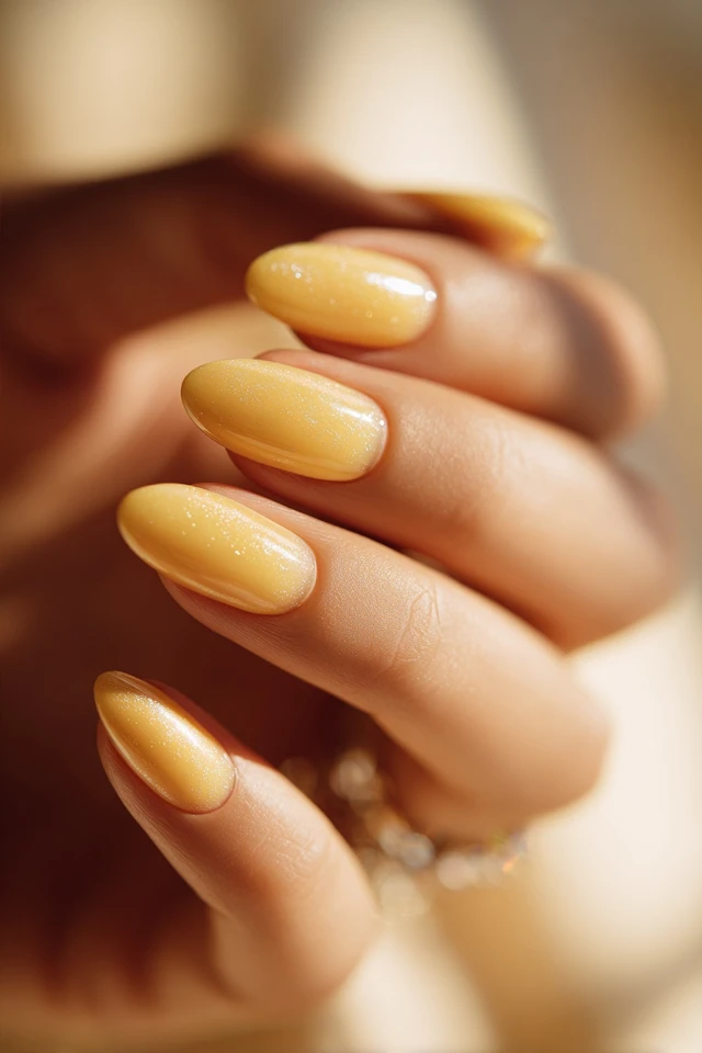 Yellow Muse Nails