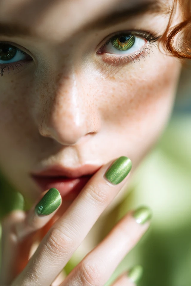 Green Pulse Nails