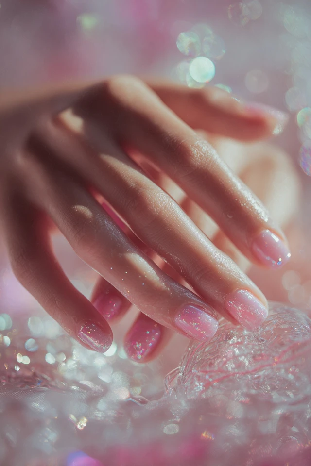 Magenta Twist Mani