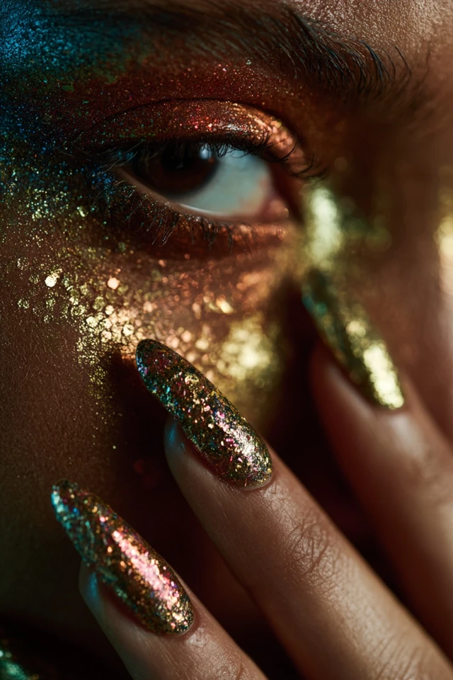 Eclectic Abstract Craft Nails