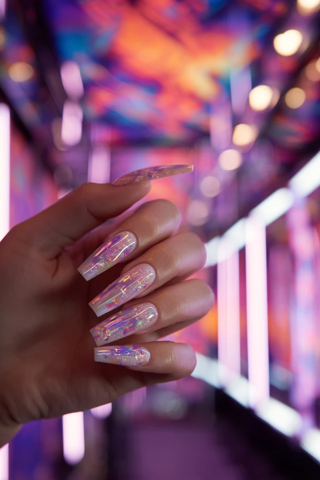 Harmonic Abstract Artistry Nails