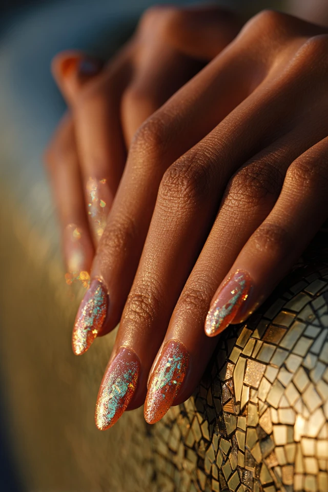 Captivating Geometric Canvas Nails