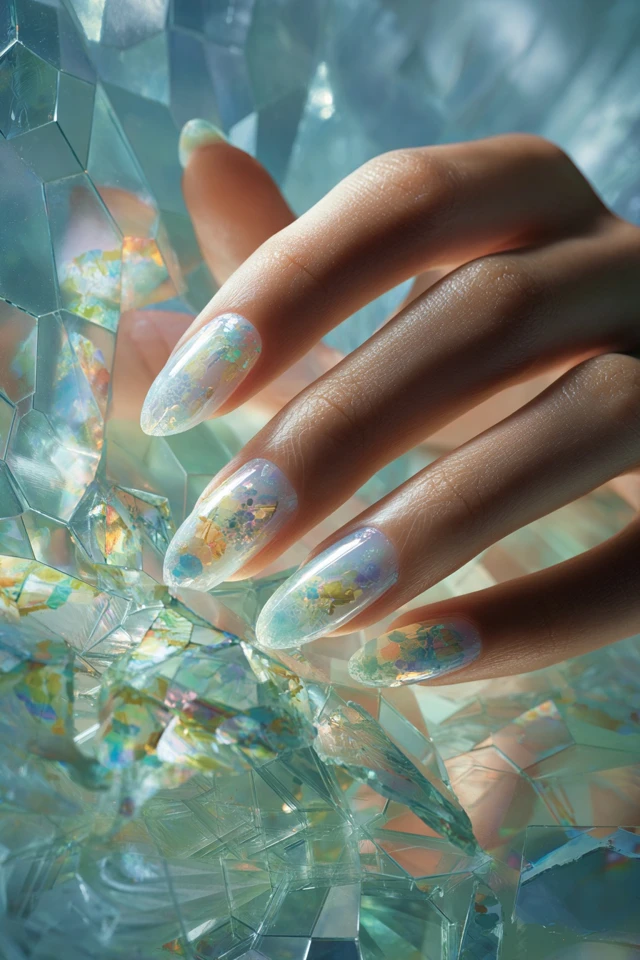 Harmonic Minimalist Vision Nails