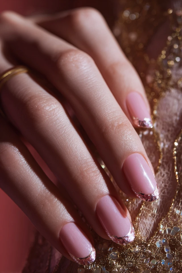 Stellar French Tip Statement Nails