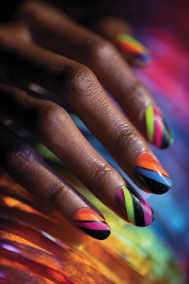 Polished Matte Symphony Nails
