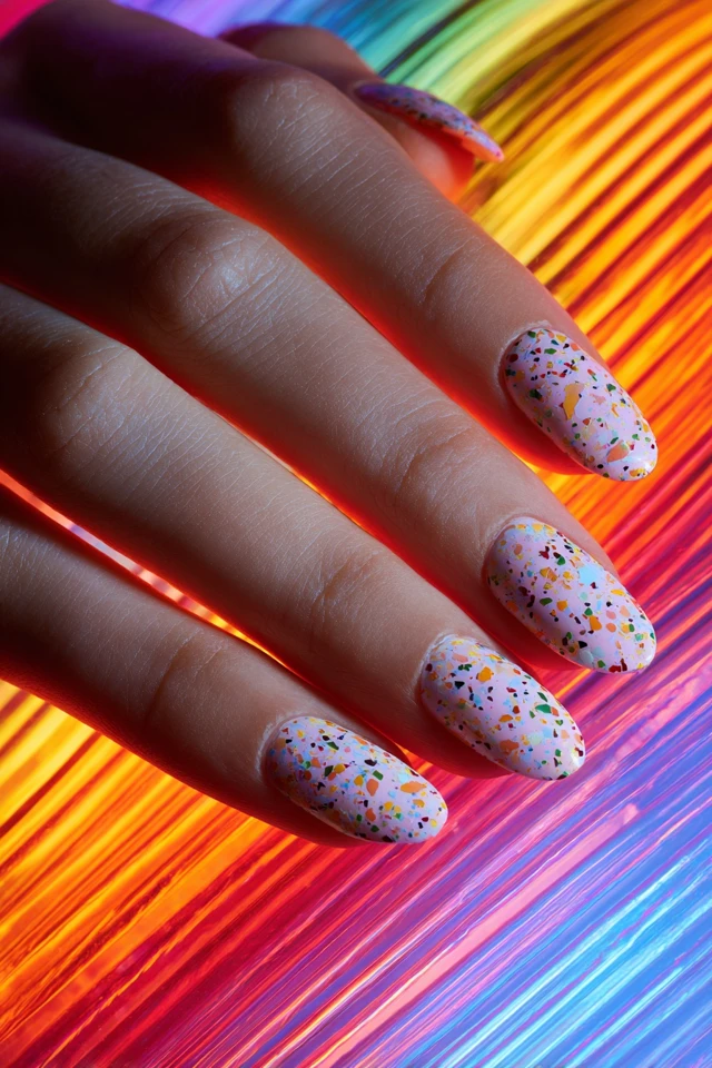 Terrazzo Nails Inspiration