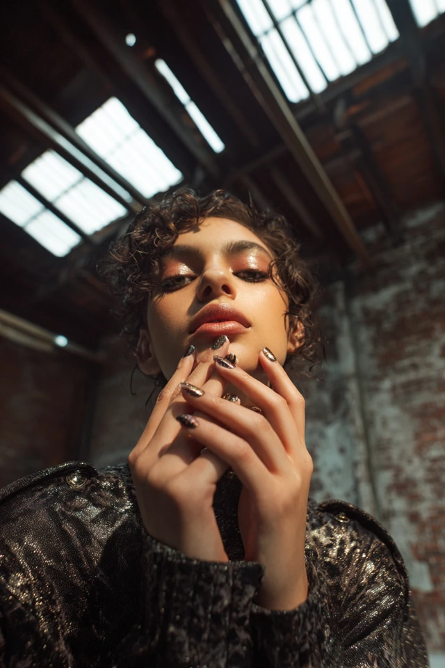 Smoky Marble Nails Inspiration