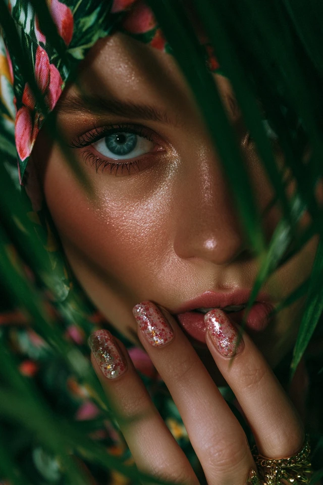 Tiki Hawaiian Nails Inspiration