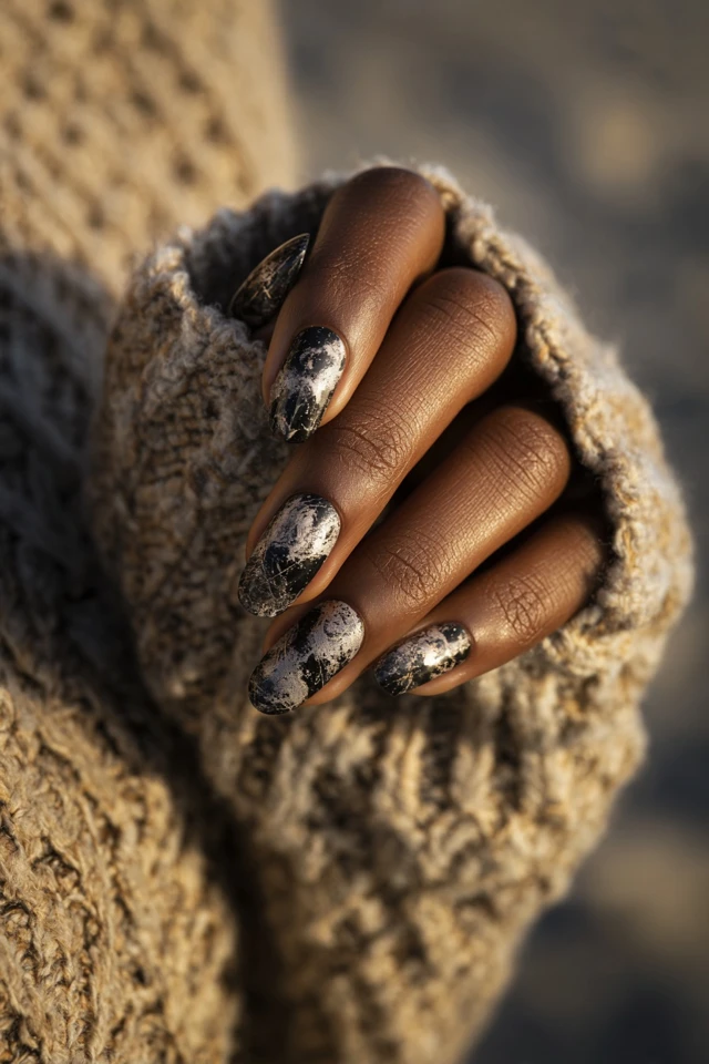 Passport Stamp Nails Inspiration