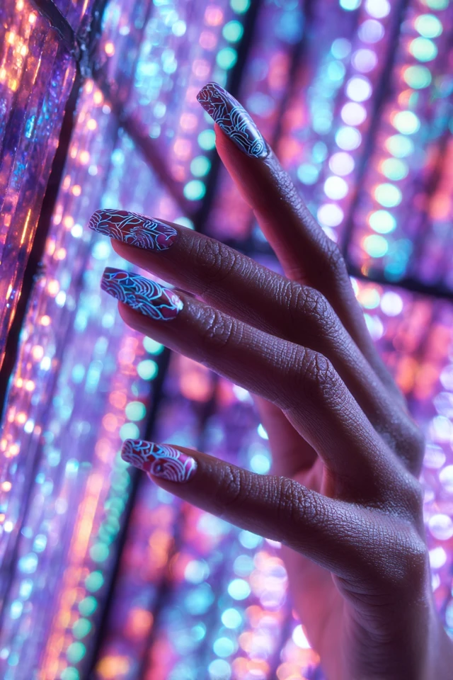 Koi Fish Nails Inspiration