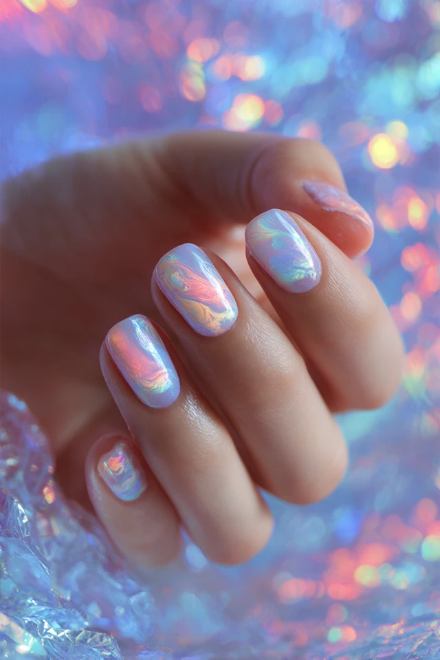 Rainbow Gradient Nails Inspiration