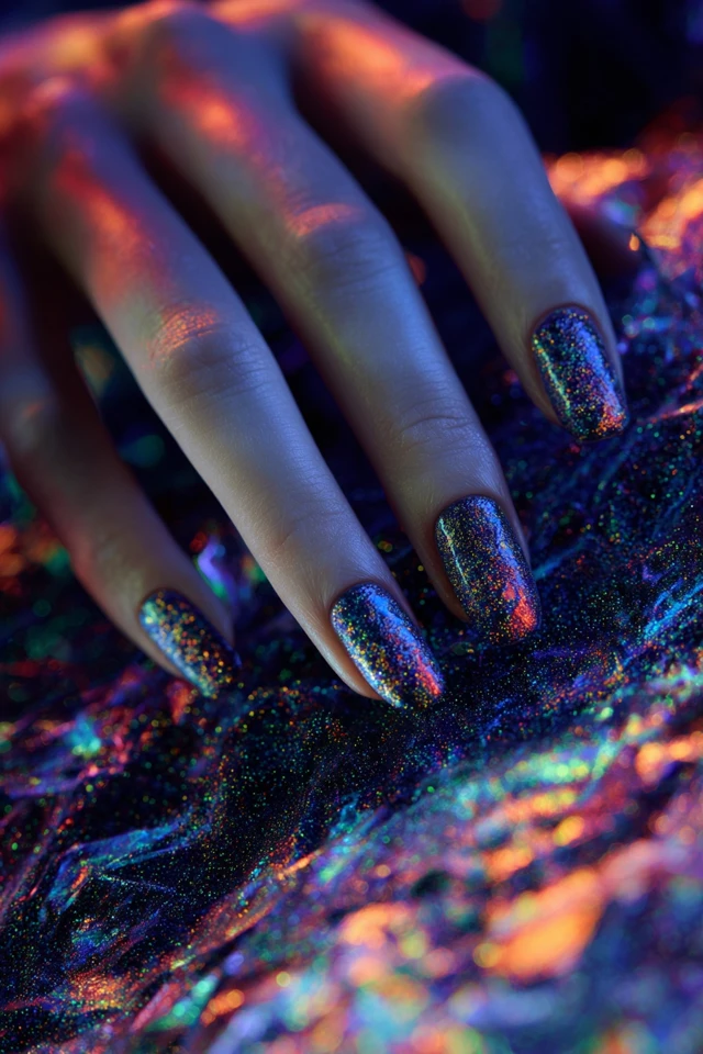 Meteor Shower Nails Inspiration