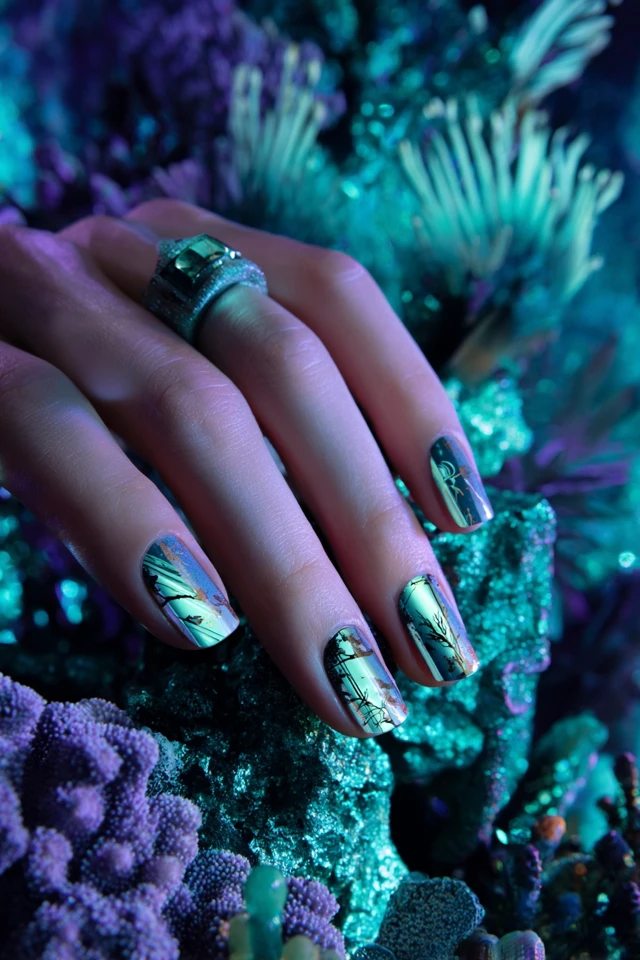 Mythic Katniss Everdeen Nails