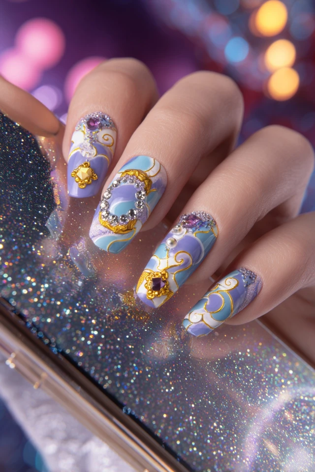 Kawaii Zuko Nails