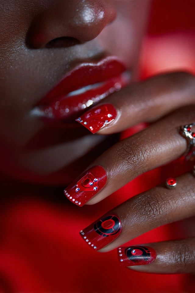Cosmic Red Ranger Jason Nails