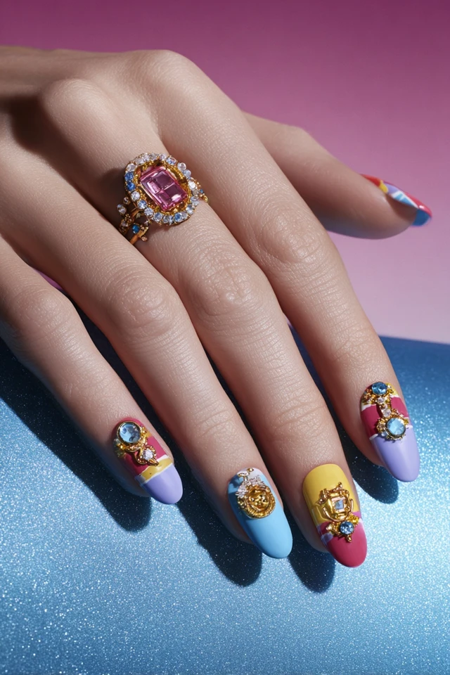 Iconic Winnie the Pooh Nails