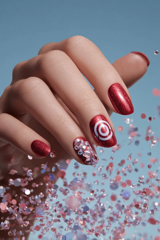 Bold Scarlet Witch Nails