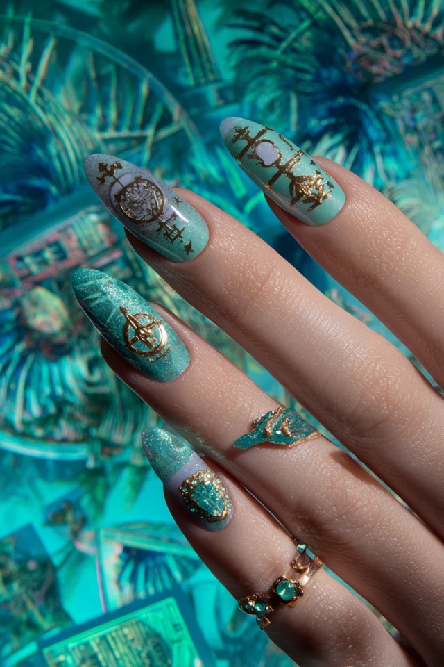 Mythic Jack Sparrow Nails