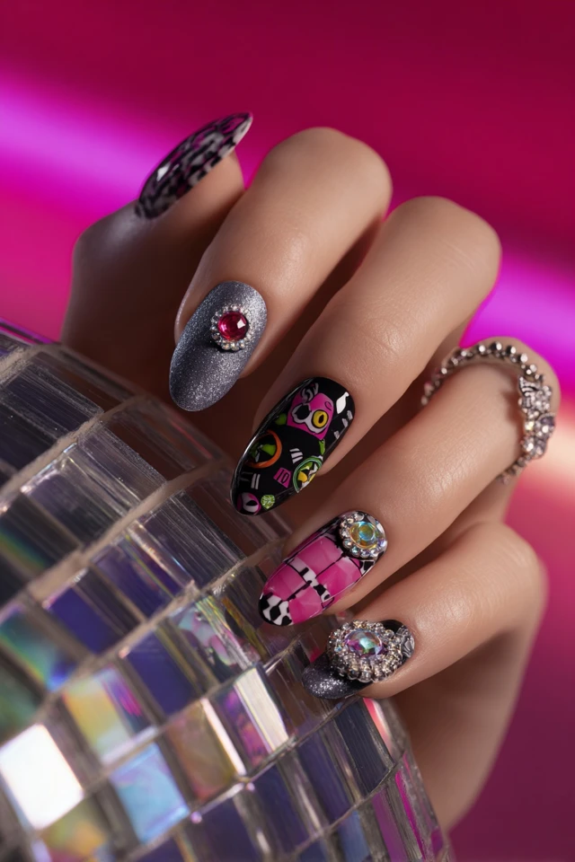 Epic Toothless Nails