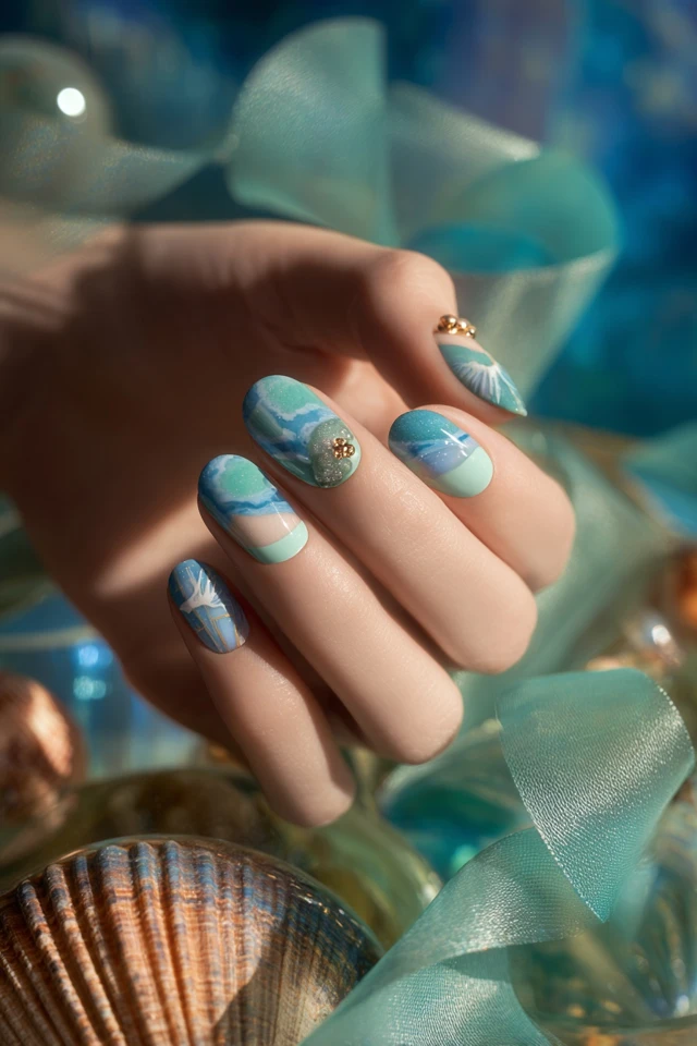 Retro Dory Nails