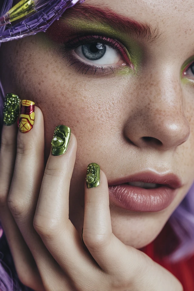 Mythic She-Hulk Nails