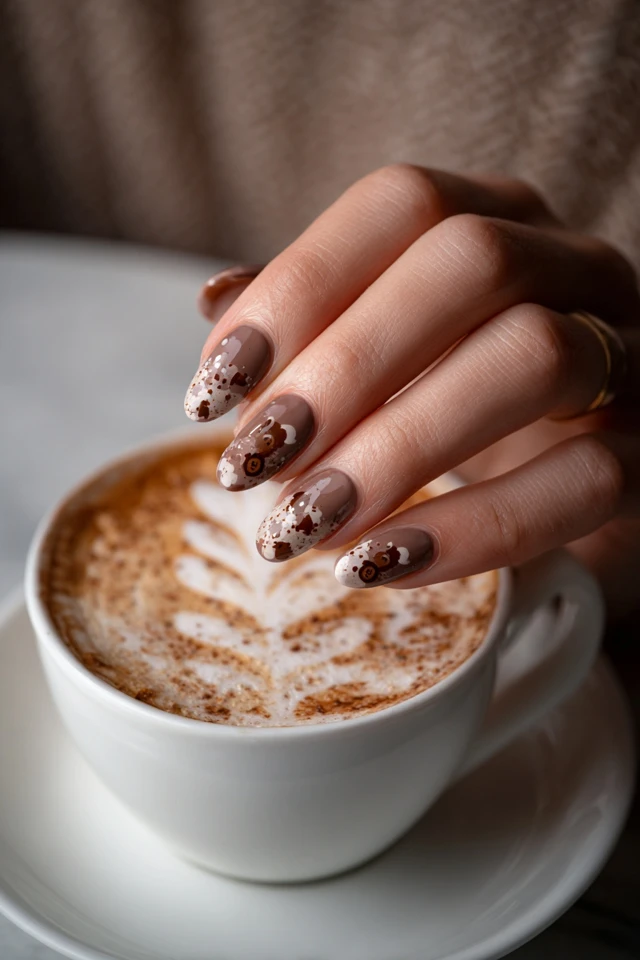 Mocha Bear Nails Extravaganza