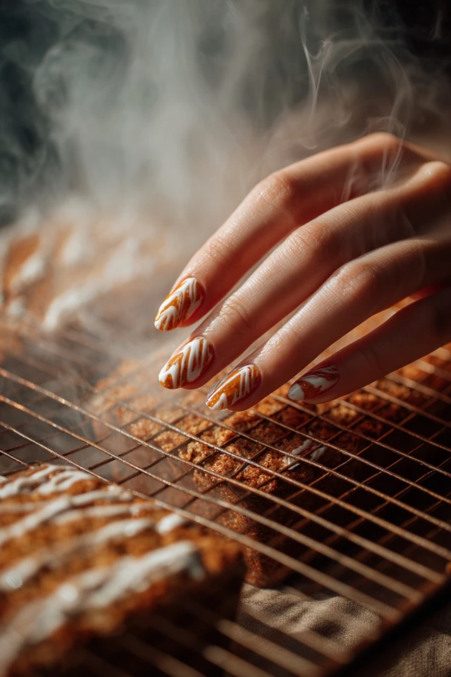 Carrot Cake Nails Extravaganza
