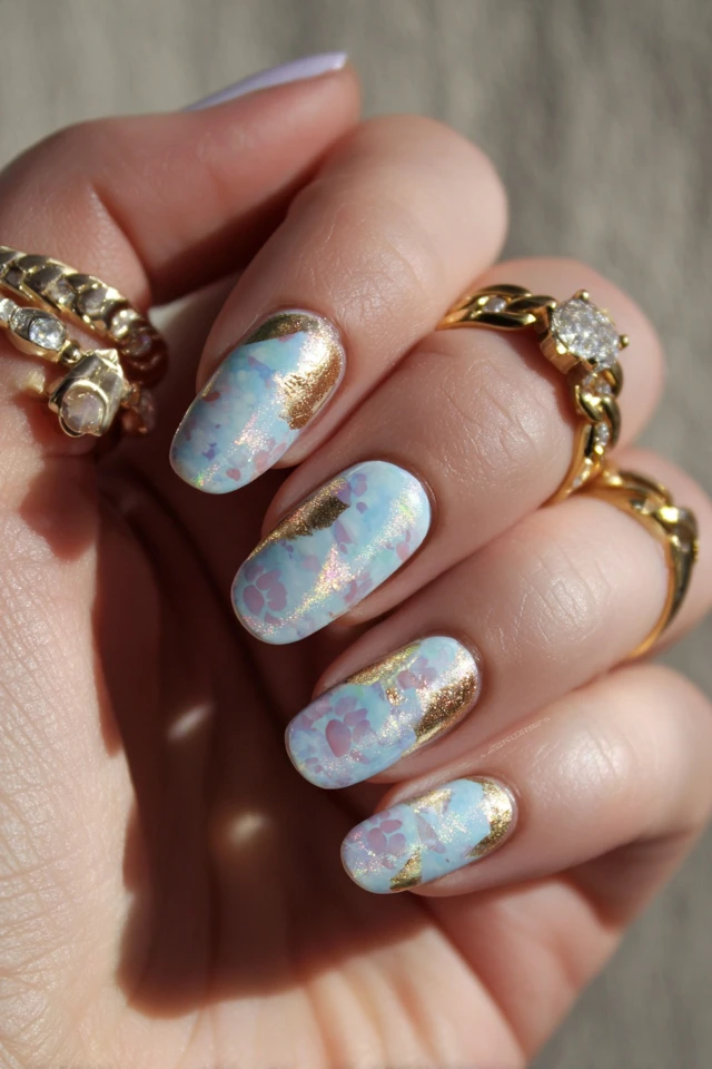Pastel Otter Nails Extravaganza