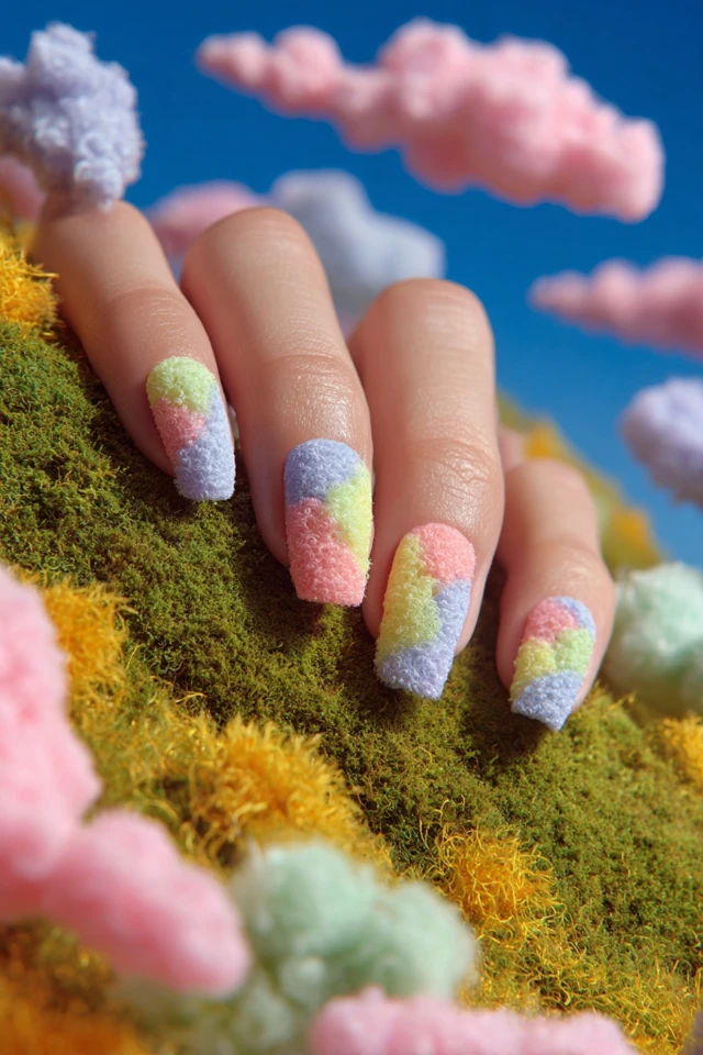 Rainbow Sheep Nails Extravaganza