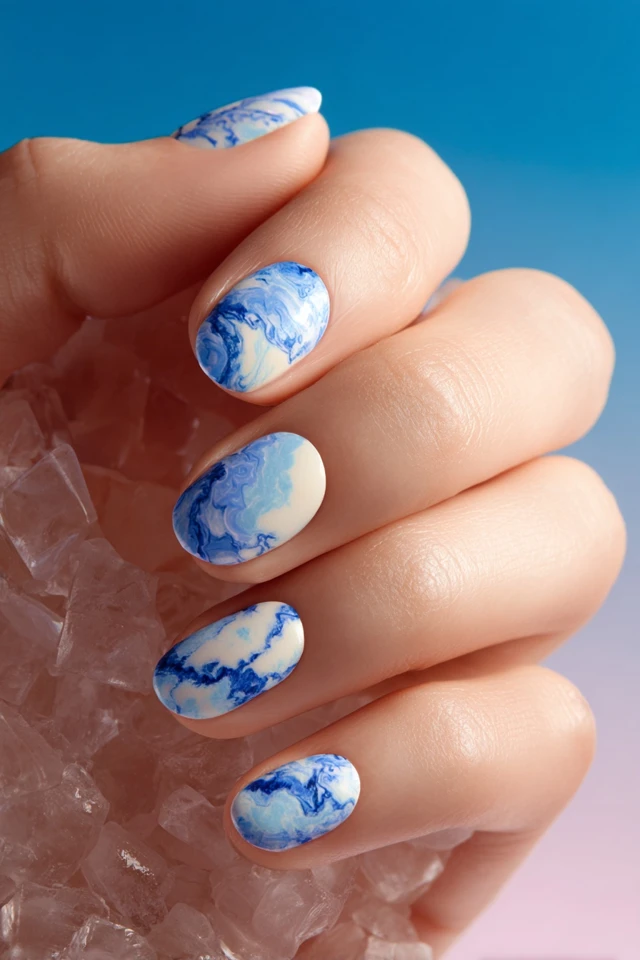 Blueberry Cheesecake Nails Extravaganza