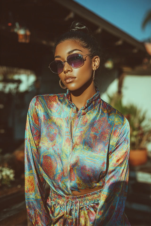 Retro Silk Athleisure Sets