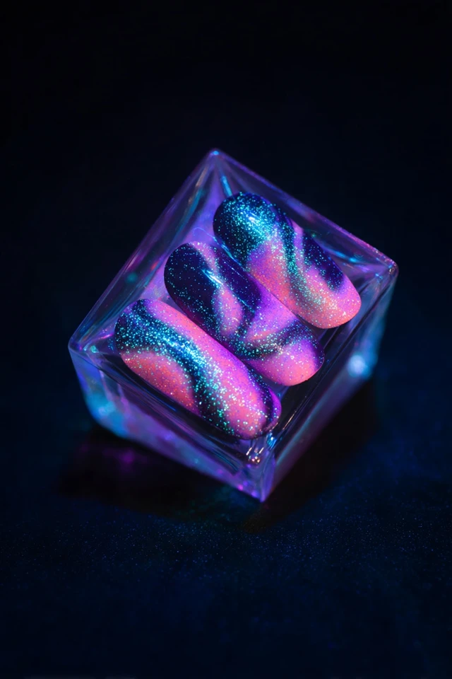 Galaxy Cotton Nails Extravaganza