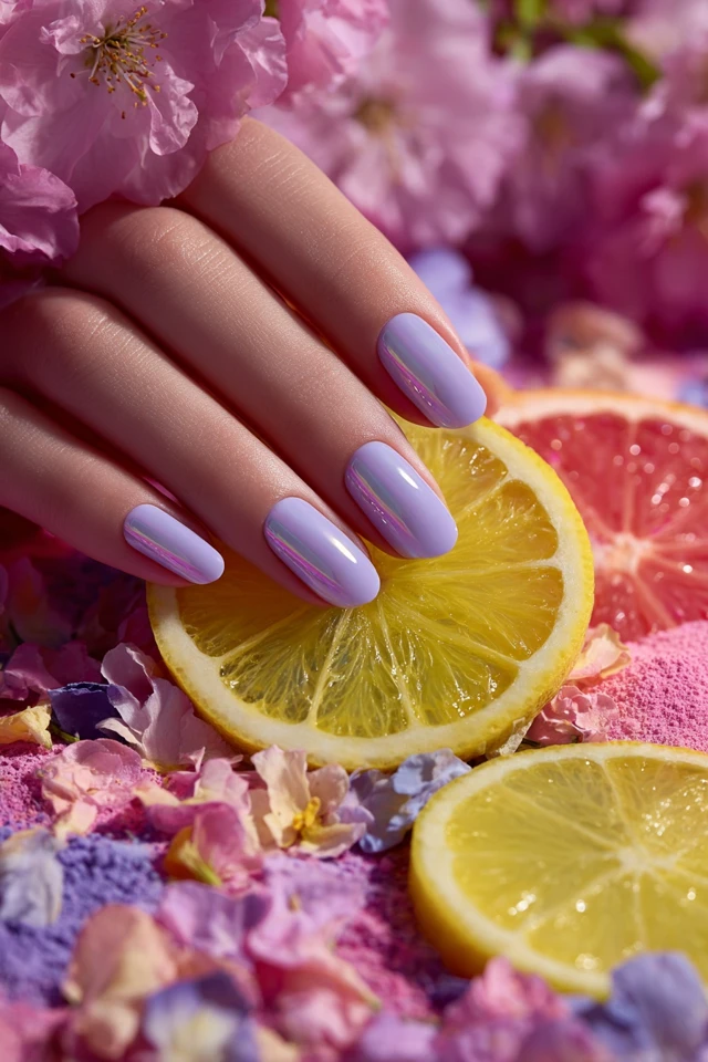 Petal Spring Frost Nails