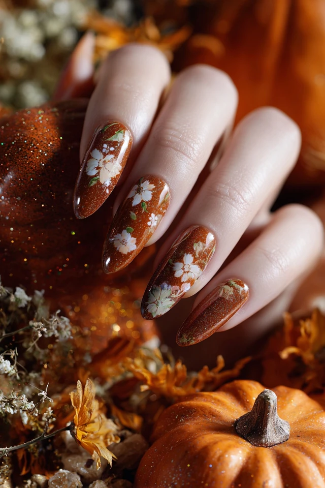 Harvest Fall Elegance Nails