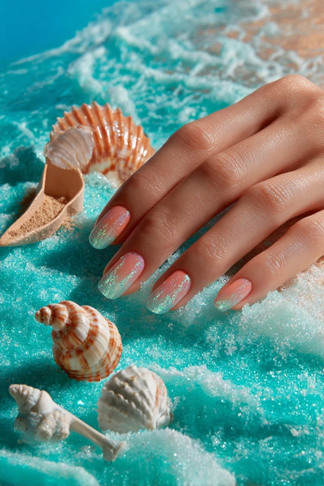 Mojito Summer Glow Nails