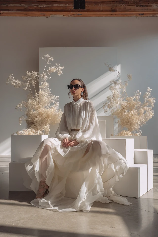 Ethereal Almond Voile Style Guide - photo 2