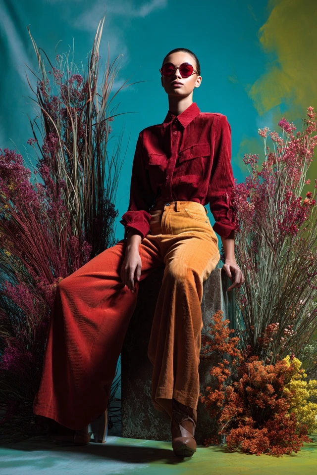 Sophisticated Corduroy Denim Looks
