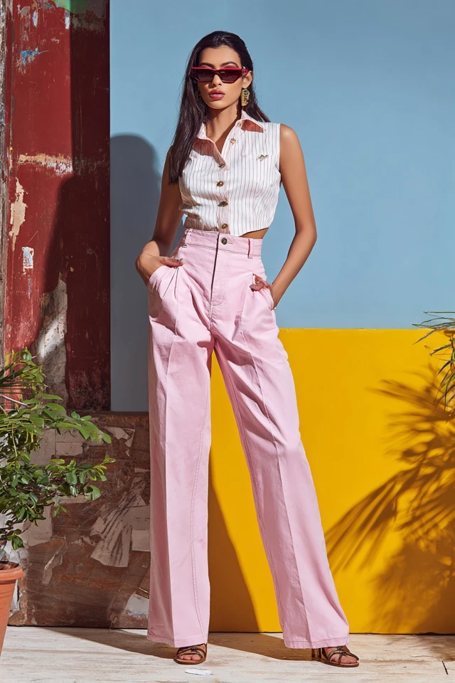Sporty Resort Straight‑Leg Jeans