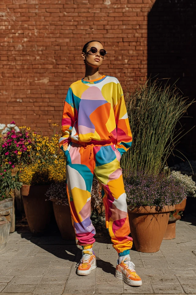 Cottagecore Silk Athleisure Sets