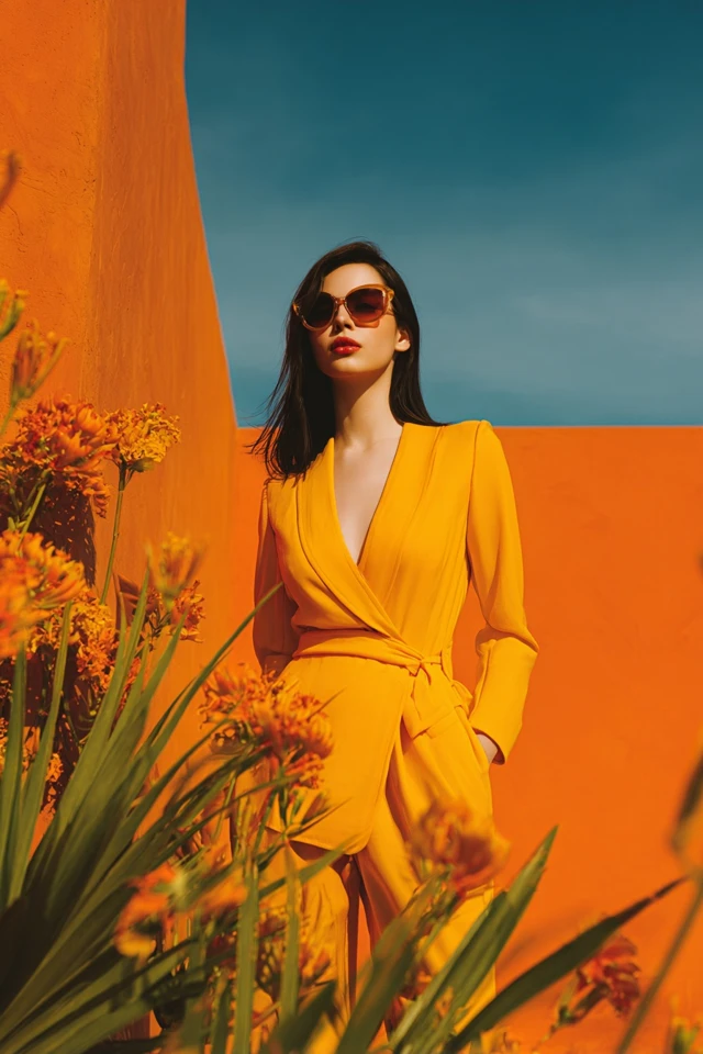 Elegant Color Pop Outfit Ideas