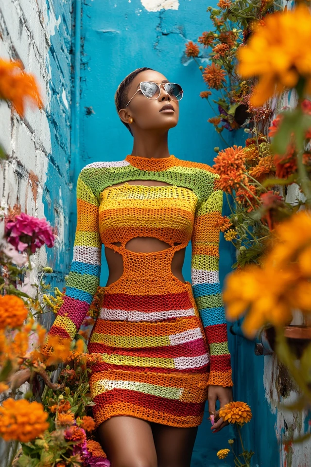 Stylish Knit Cut‑Out Dresses