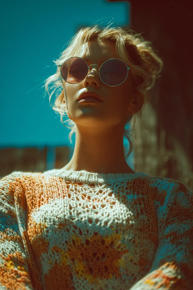 Grunge Knit Denim Looks
